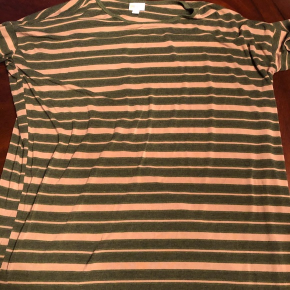 Lularoe striped Irma - Picture 1 of 2